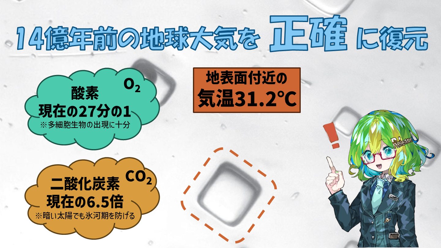 14億年前の地球大気を正確に復元！ 退屈な10億年の解釈を変える